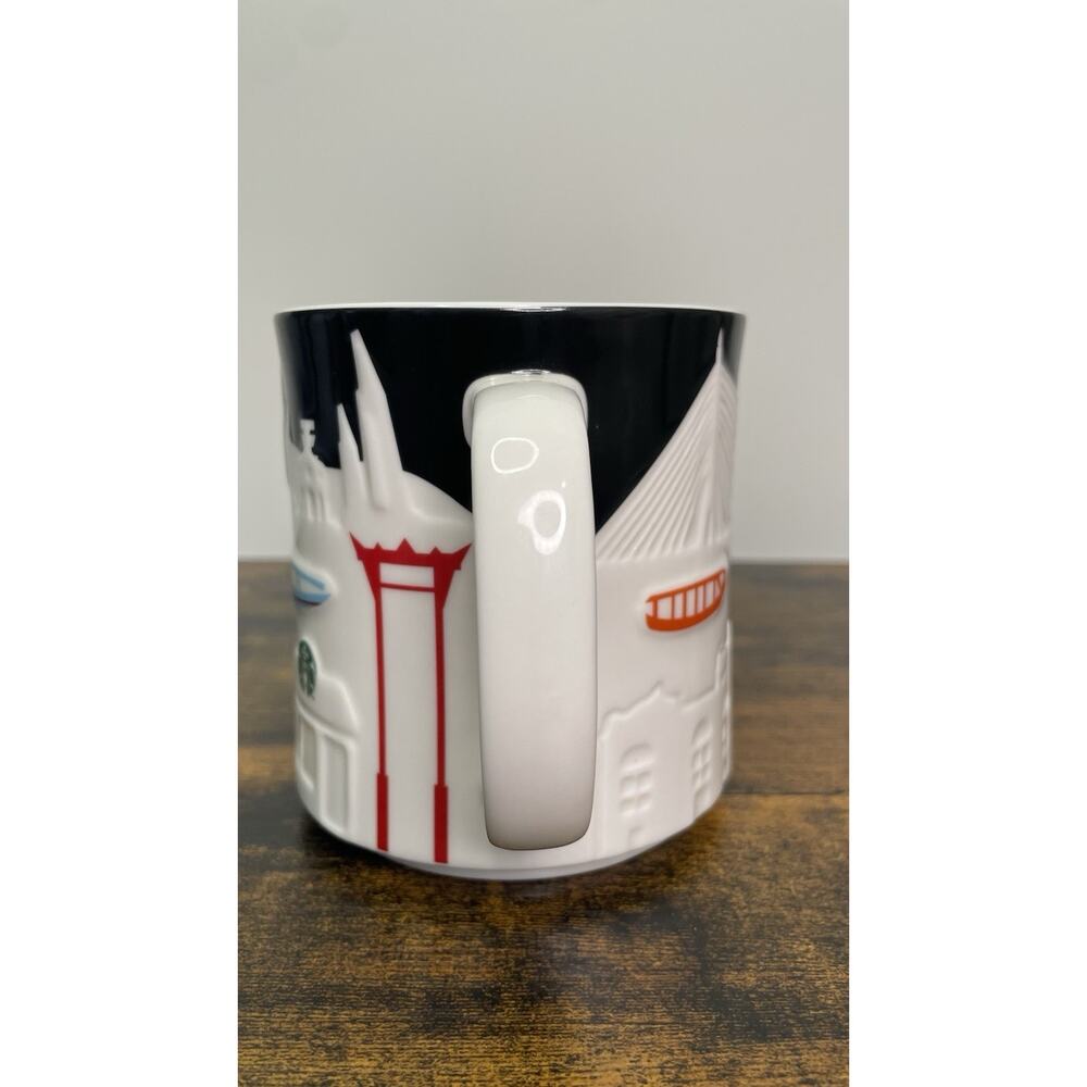 Starbucks Bangkok Relief 2014 Coffee Mug Collector Series City Skyline 16oz - Picture 4 of 9